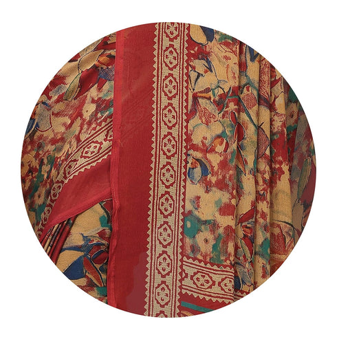 Vasthrlay Fashion Chiffon Printed Ethnic Wear