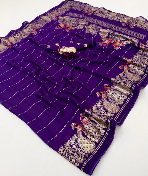 Vasthrlay Georgette Peacock