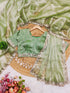 Vasthrlay Green Embroidery Saree