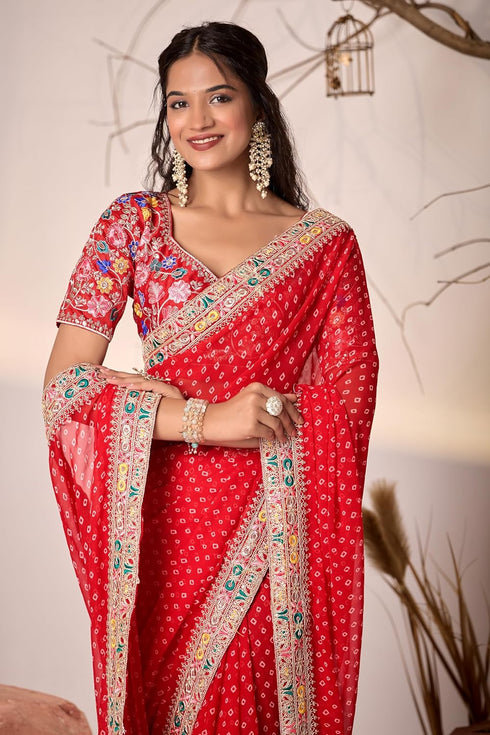 VasthrlayEmbroidered Unstitched Saiyaara Gold Free Ethnic Wear