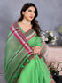 Vasthrlay Unstitched Double Line Orange Free Ethnic Wear