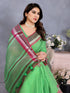 Vasthrlay Green Unstitched Saree