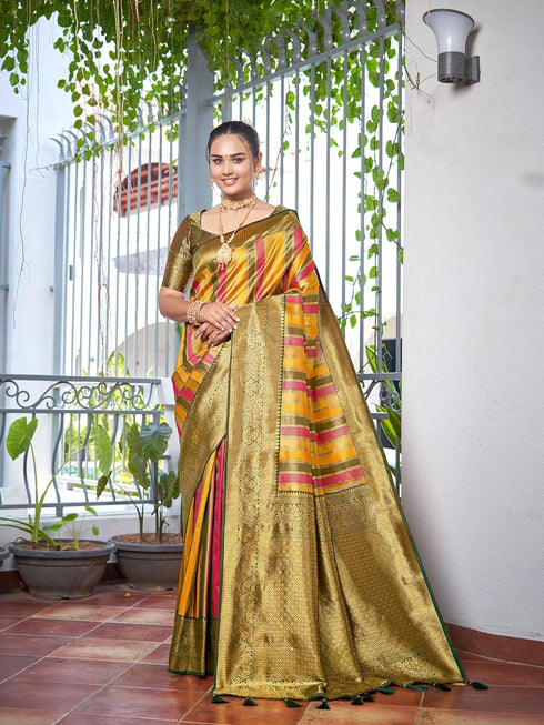 Vasthrlay Rangkat Pattern Banarasi Unstitch