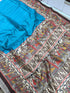 Vasthrlay Tussar Ghicha Traditional Kalamkari Madhubani