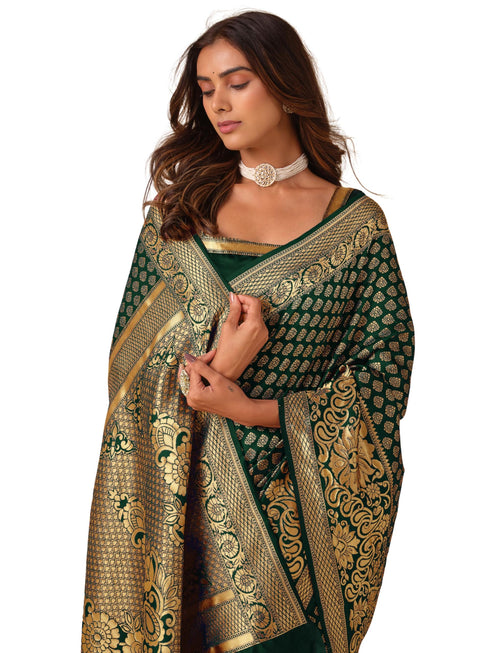 Vasthrlay Banarasi Woven Saree