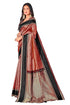 Vasthrlay Banarasi Brown Ethnic Wear