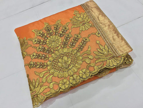 Vasthrlay Lycra Malai Embroidery Ethnic Wear