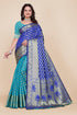Vasthrlay Embellished Turquoise Ethnic Wear