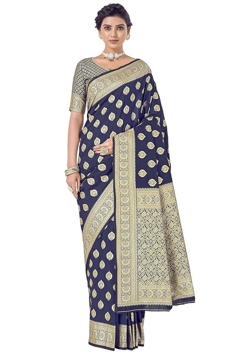 Vasthrlay Banarasi Gs Bridal Rama Ethnic Wear