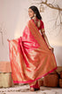 Vasthrlay Pink Silk Saree