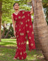 Vasthrlay Bandhani Printed Unstitched Yellow Saree