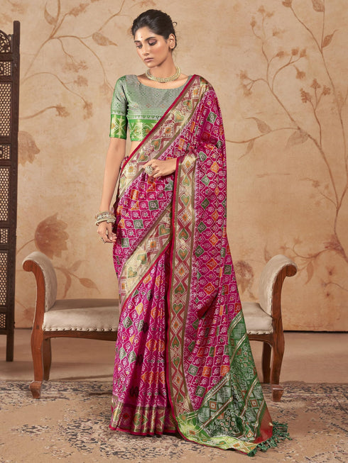 Vasthrlay Patola Wedding Saree