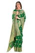 Vasthrlay Banarasi Green Ethnic Wear