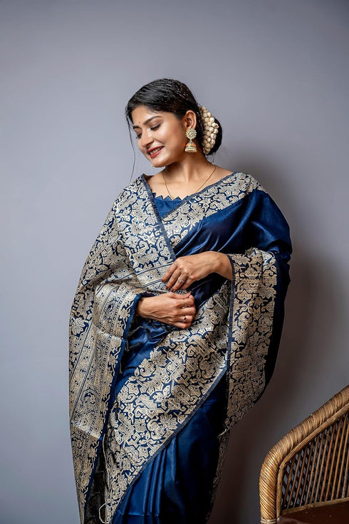 Vasthrlay Tussar Handloom Saree