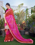 Vasthrlay Georgette Printed Jacquard Material Ethnic Wear