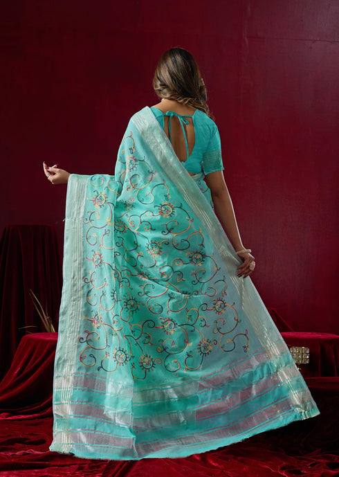 Vasthrlay Embroidery Saree