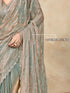 Vasthrlay Siroski Unstitch Steelgreen Ethnic Wear