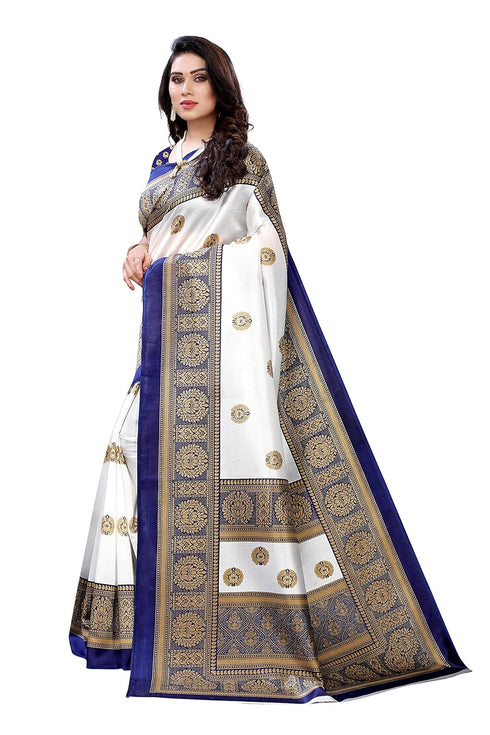 Vasthrlay Printed Aamrapali Red Free Ethnic Wear