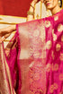 Vasthrlay Women's Organza Designer Unstitched Saree