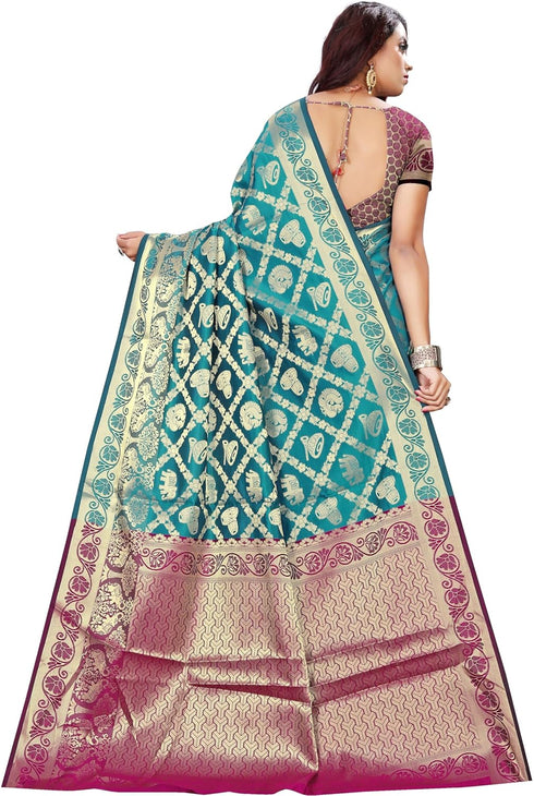 Vasthrlay Banarasi Unstiched Ethnic Wear