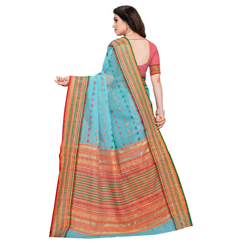 Vasthrlay Jacquard Unstitched Saree