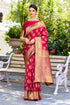 Vasthrlay Banarasi Wine Ethnic Wear