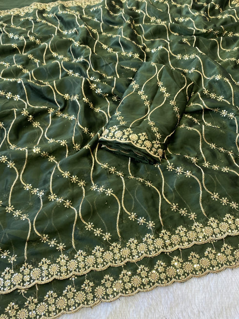 Vasthrlay Embroidery Saree