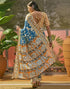 Vasthrlay Womens Printed Unstitched Maroon Saree