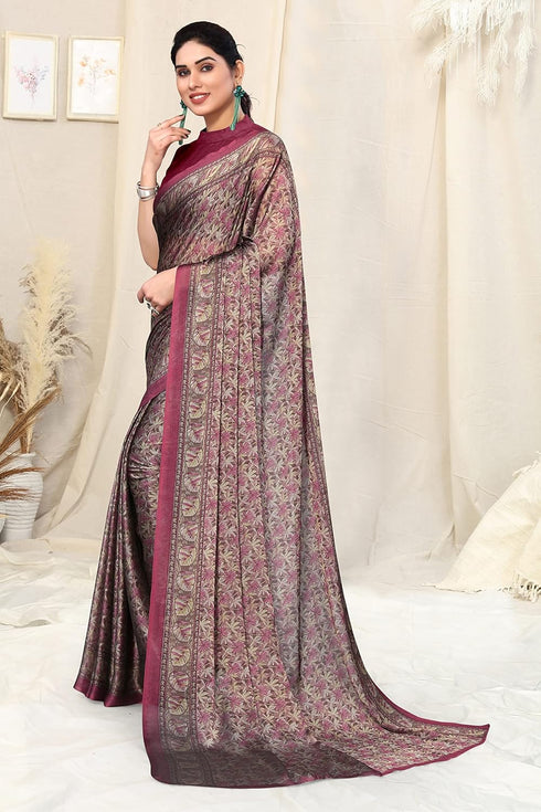 Vasthrlay Fashion Chiffon Printed Ethnic Wear
