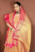Vsathrlay Gold Kanjivaram Banarasi Festival Ethnic Wear