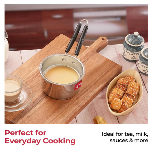 Lifelong Stainless Steel Heavy Bottom Saucepan