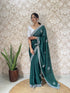 Vasthrlay Georgette Embellishments Embroidered Traditional