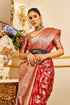 Vasthrlay Organza Patola Leriya Unstitched Saree
