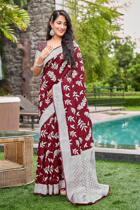 Vasthrlay Banarasi Seagreen Ethnic Wear