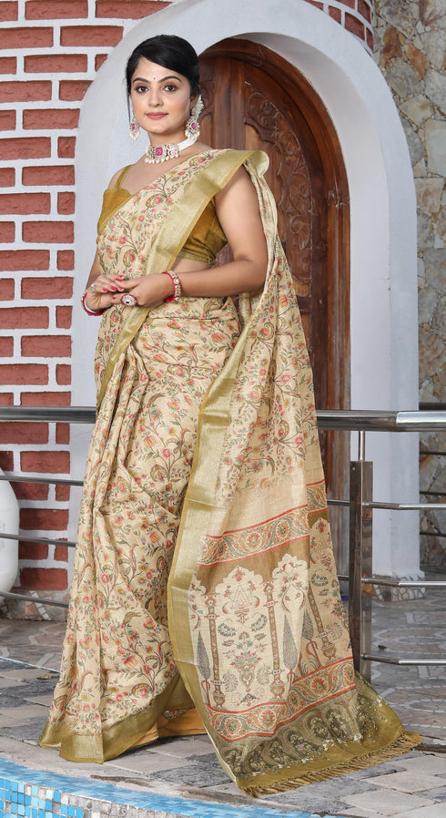 Vasthrlay Handloom Unstitched Saree