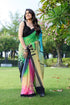 Vasthrlay Fashion Georgette Geometric Green Ethnic Wear