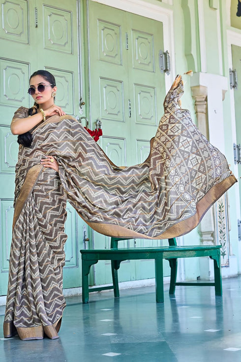 Vasthrlay Fashion Bandhani Printed Ethnic Wear