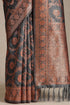 Vasthrlay Maroon Tussar Floral