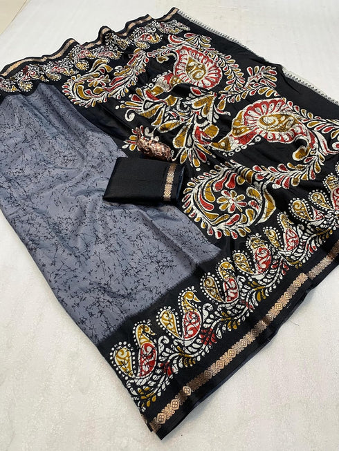 Vasthrlay Silk Saree Unstitched