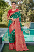 Vasthrlay Banarasi Rich Pastelgreen Ethnic Wear