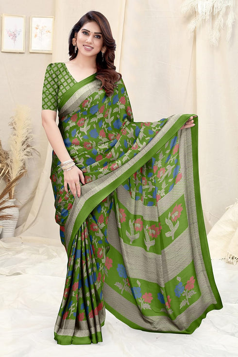 Vasthrlay Fashion Chiffon Printed Ethnic Wear