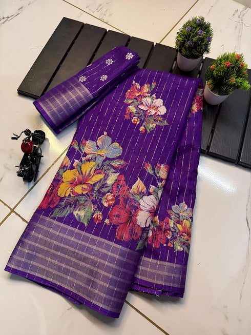 Vasthrlay Saree Digital Print