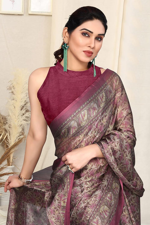 Vasthrlay Fashion Chiffon Printed Ethnic Wear