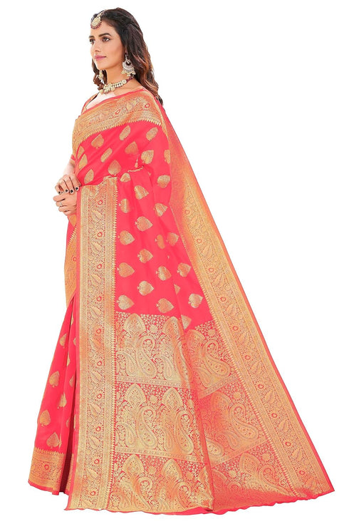 Vasthrlay Banarasi Green Ethnic Wear