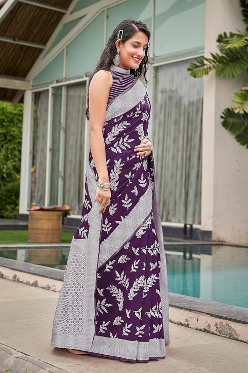 Vasthrlay Banarasi Seagreen Ethnic Wear