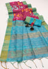 Vasthrlay Saree Extraordinary Kalamkari Floral Print