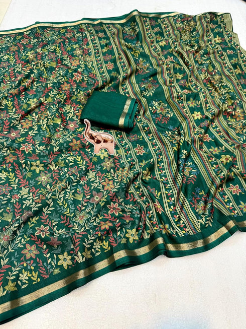 Vasthrlay Kashmiri Saree Unstitched