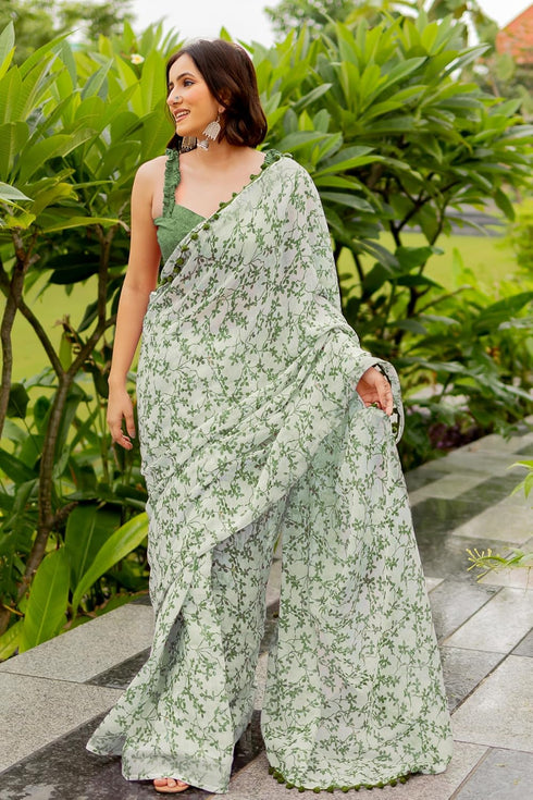 Vasthrlay Fashion Cotton Printed Dusty Ethnic Wear