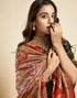 Vasthrlay Paithani Jacquard Unstitched Pink Saree