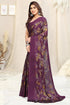 Vasthrlay Fashion Chiffon Turquoise Ethnic Wear